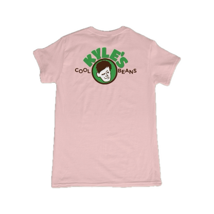 Pink KCB T-Shirt back, light pink shirt, Full KCB logo across the back of the shirt centered on the shoulders